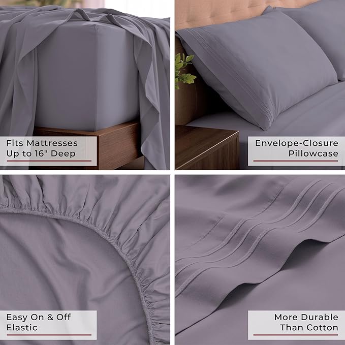 Mellanni California King Sheets Set - Image 5