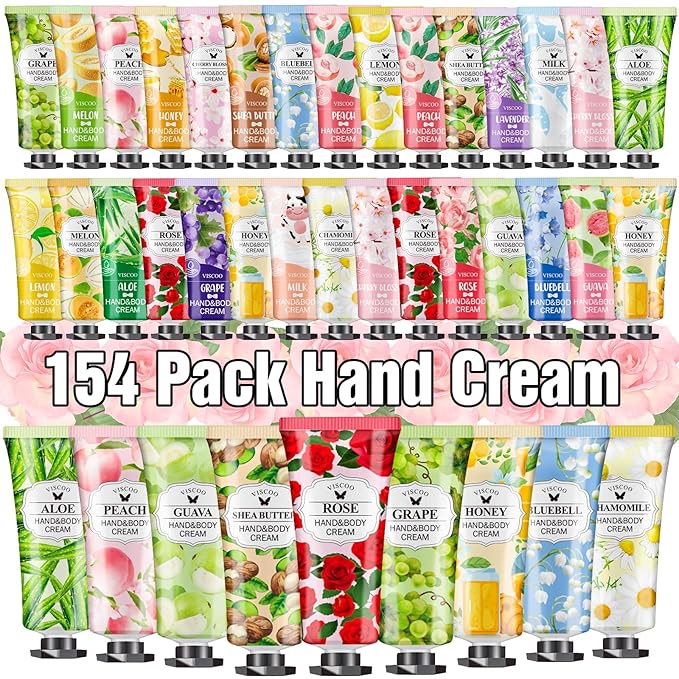 VISCOO 154 Pack Hand Cream Gifts Set by VISCOO