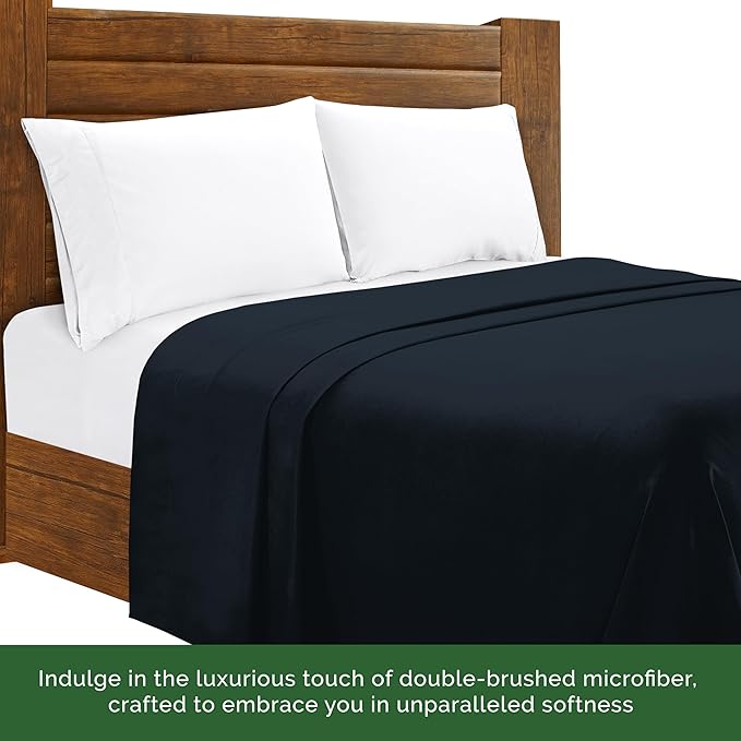 Luxury Flat Sheet on Amazon Elegant Comfort Wrinkle-Free 1500 Premier Hotel - Image 5