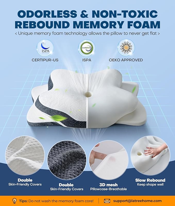 5X Pain Relief Cervical Neck Pillow - Image 5