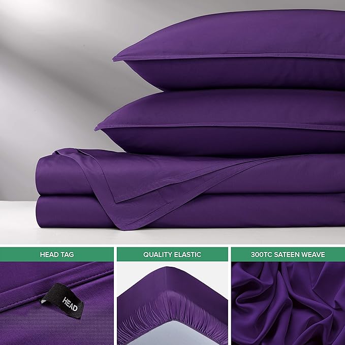 Pure Bamboo Full Sheets, Genuine 100% Organic Viscose Derived from Bamboo Bed - Image 6