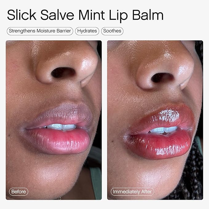 Topicals Slick Salve Mint Glossy Lip Balm | Soothes Discomfort, Strengthens - Image 8