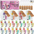 AZEN 60 Sets Bulk Gifts, Hand Cream and Lip Balm Bulk Set by AZEN