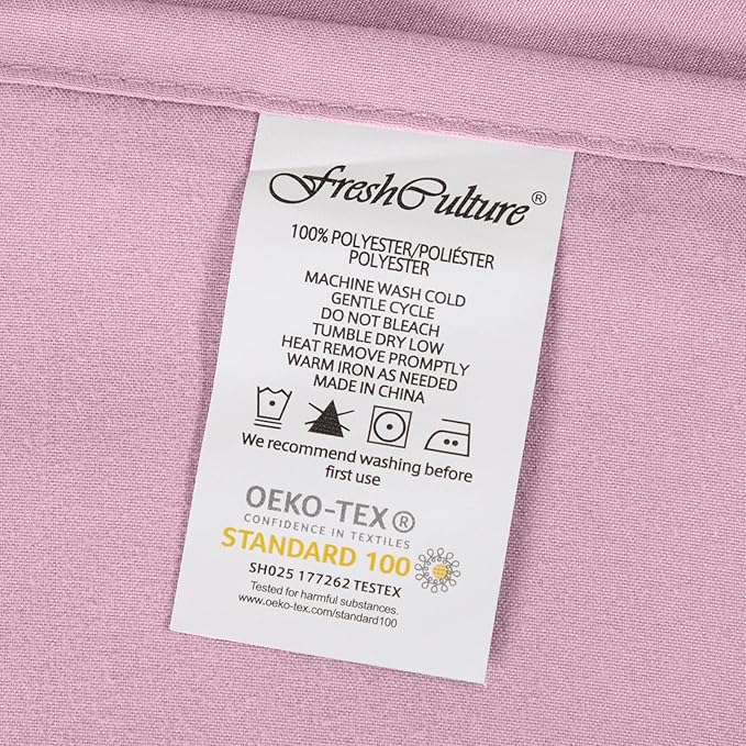 FreshCulture Twin XL Flat Sheets Only 2 Pack - Image 7