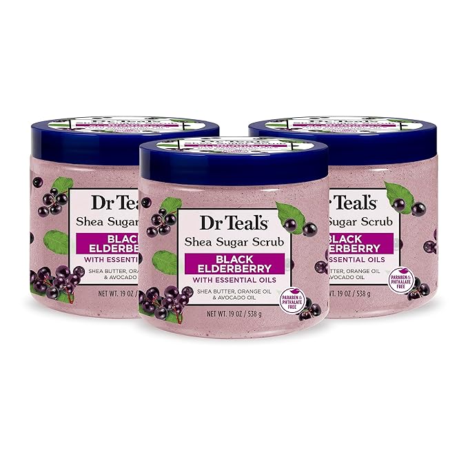 Dr Teal's Shea Sugar Body Scrub, 19 oz by DrTeals