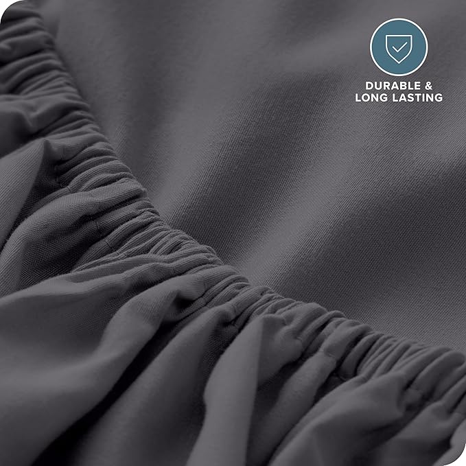 Bare Home Fitted Bottom Sheet Queen Size - Image 5