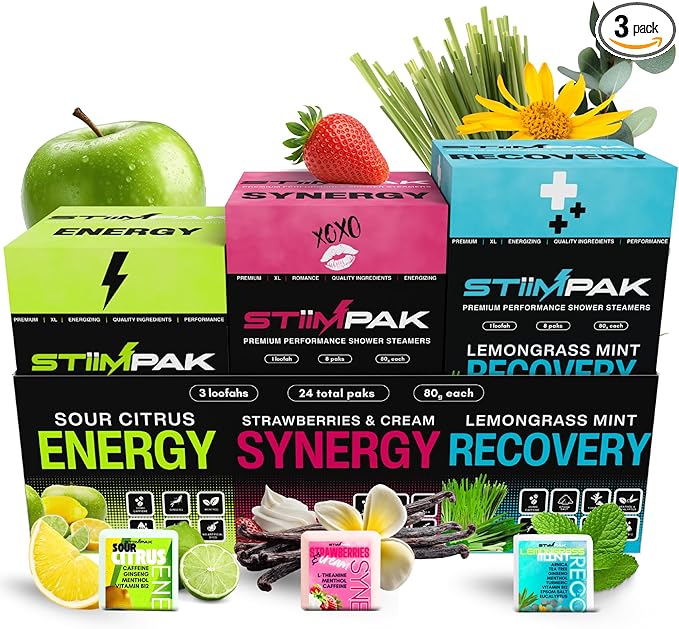 Shower Steamers for Men & Women | XL 80g Aromatherapy | Extra Strength Sinus by STiiMPAK