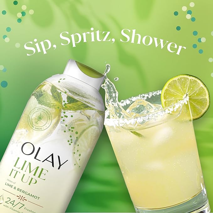 Olay Body Wash for Women, 24/7 Skin-Loving Freshness, Miami Mocktails, Plant - Image 7