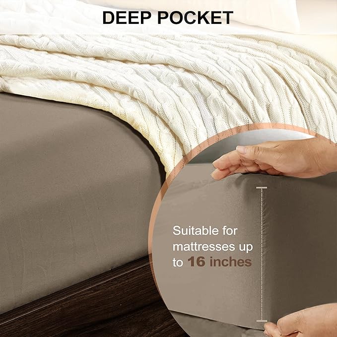 FreshCulture California King Fitted Sheet Only - Image 4