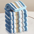 VOOVA & MOVAS Striped Wash Cloths Set, Luxury Towel Set by VOOVAMOVAS