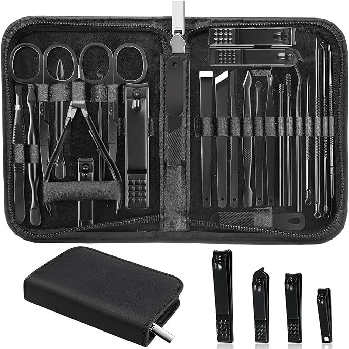 MINKINH Manicure Set Professional Nail Clipper Kit-26 Pieces Stainless Steel by Takecareofyourbeauty
