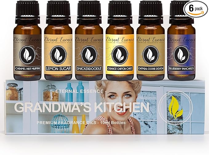 Eternal Essence Oils Grandma's Kitchen Set of 6 Premium Fragrance Oils by EternalEssenceOils