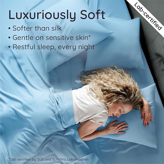 Bambaw Full Sheet Set 4pcs – 100% Viscose Derived from Bamboo Cooling Sheets - Image 4