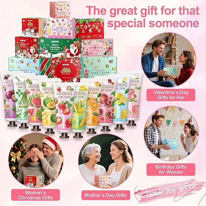 Hand Cream Gift Set 10 Pack, Mothers Day Gifts, Moisturizing Hand Lotion Travel - Image 4