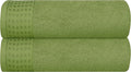 GLAMBURG 100% Cotton 2 Pack Oversized Bath Towel Set 28x55 Inches, Ultra Soft by GLAMBURG