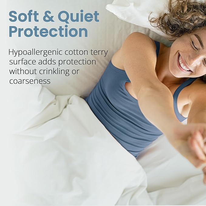 SafeRest Waterproof King Size Mattress Protector - Image 3