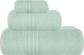 BOUTIQUO Ultra Soft 3 Pack Cotton Towel Set, Contains a Bath Towels 28x55 inch by BOUTIQUO