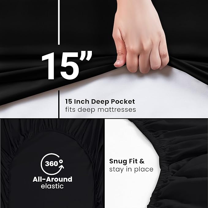 Utopia Bedding Full Fitted Sheet - Image 3
