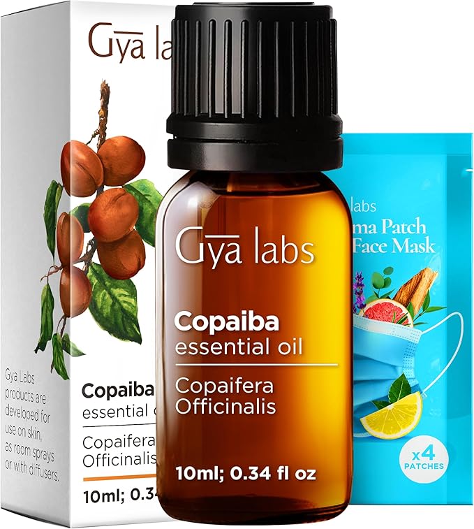 100% Pure Copaiba Essential Oil by GyaLabs
