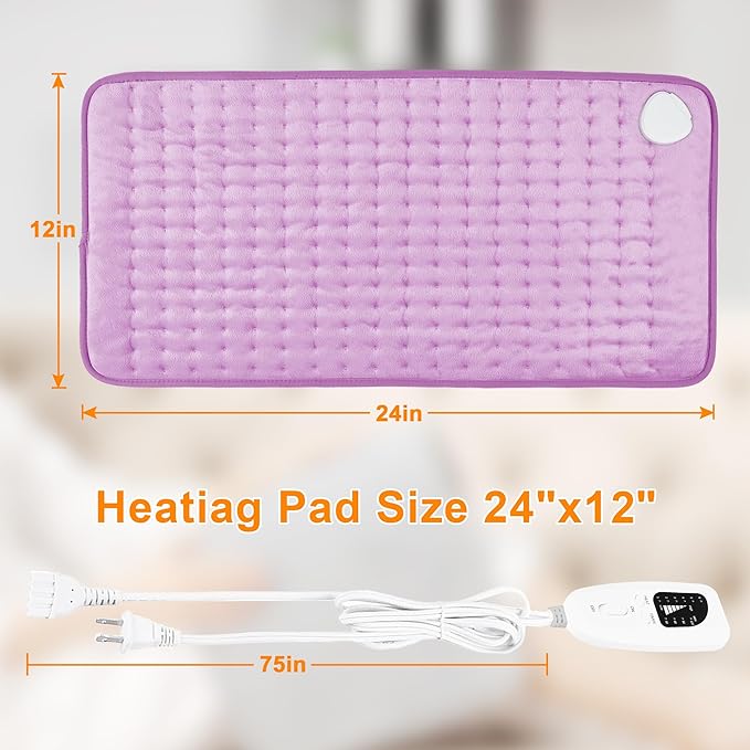 Deepsoon Heating Pad, Electric Heating Pads - Image 8