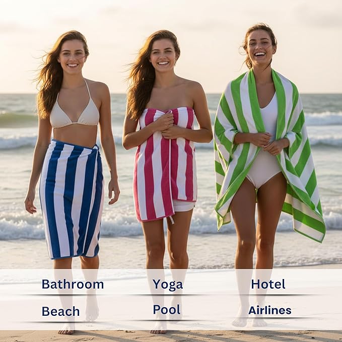 BolBom*S Beach Towels 6 Pack Large 30x60-100% Cotton Beach & Pool Towels Bulk - Image 3