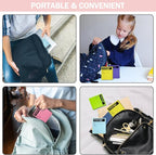 Phone Message Sticky Notes Phone Memo Pads, 9 Pads Lined Sticky Notes Pads, 4x6 inch Phone Message Pad Self Sticky Notes with Line Colorful Post Memos for Office, School and Home, 50 Sheetsx9 Pack