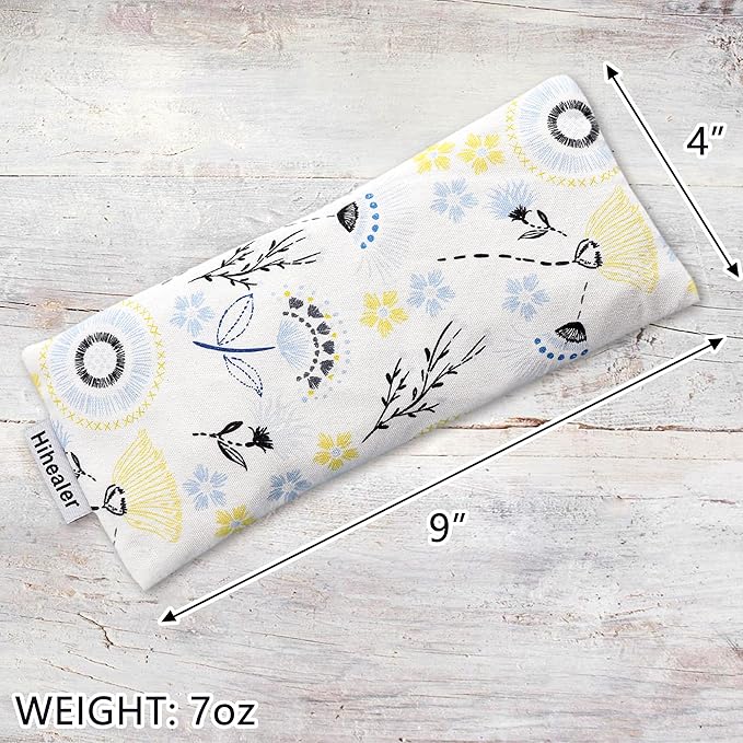 Lavender Eye Pillow for Relaxation, Sleep – Weighted Eye Mask for Headache - Image 4
