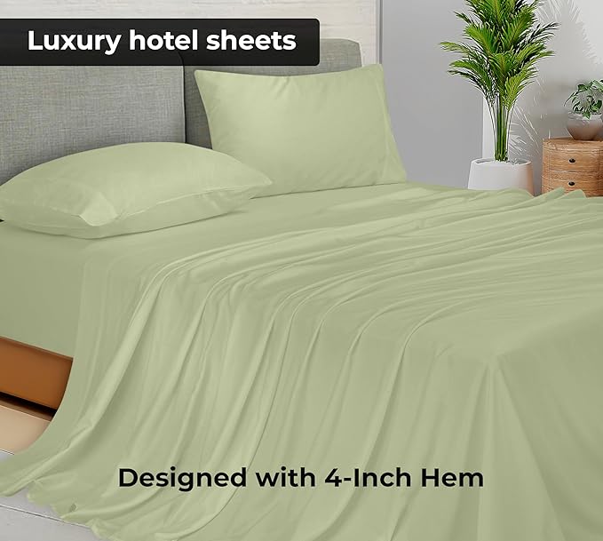 Royale Linens Twin Flat Sheet - Image 2