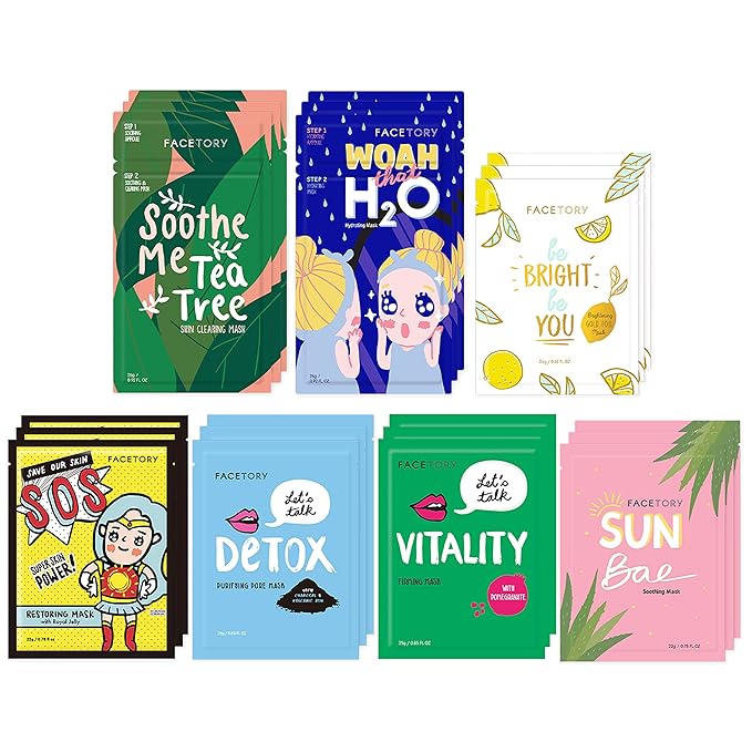 FACETORY K Beauty Face Mask Skin Care by FaceTory