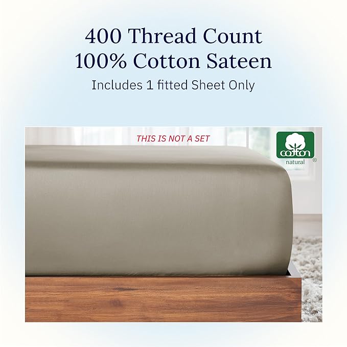 California Design Den Deep Pocket Queen Fitted Sheet Only - Image 3