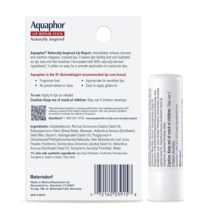 Aquaphor Naturally Inspired Lip Repair Stick - Image 10