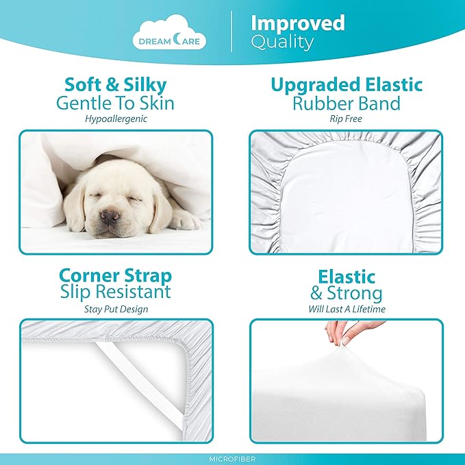 DREAMCARE King Fitted Sheet Only - Image 6
