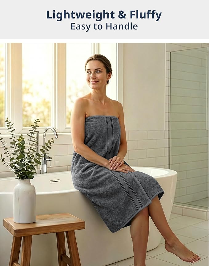 LANE LINEN 100% Cotton Bath Sheets - Image 2