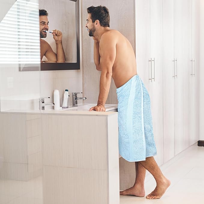 Commercial Bulk Pack of 12 Bath Towels – 100% Cotton Terry 24" x 48" – Ideal - Image 8