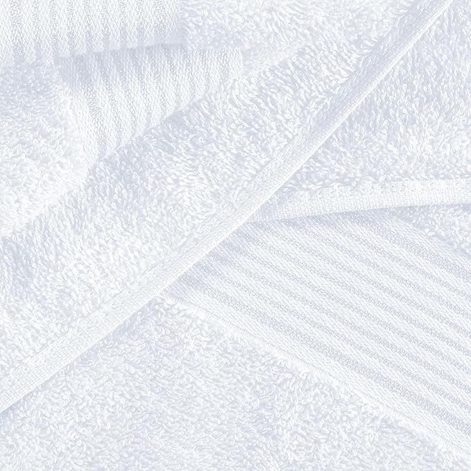 Elvana Home Ultra Soft 6 Pack Cotton Towel Set, Contains 2 Bath Towels 28x55 - Image 2