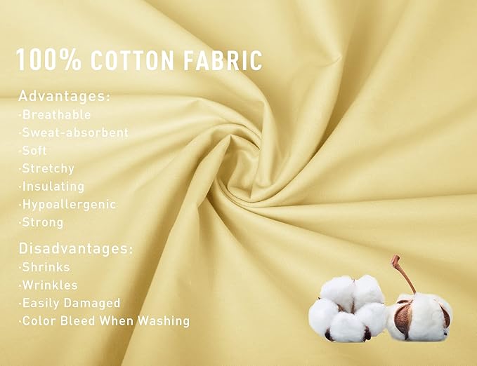 Sunflower King Pillowcases Set of 2, 100% Cotton King Size Pillow Cases 2 - Image 6