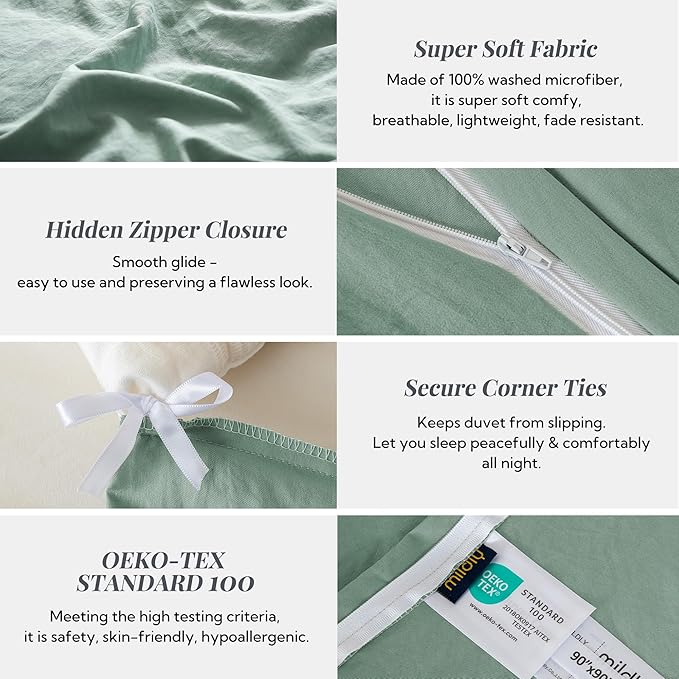 MILDLY Super Soft Duvet Cover 2pcs - Image 5