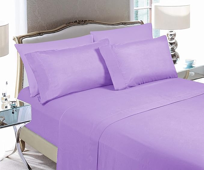 Elegant Comfort Luxury Soft Bed Sheets 1500 Premium Hotel Quality Microfiber - Image 2