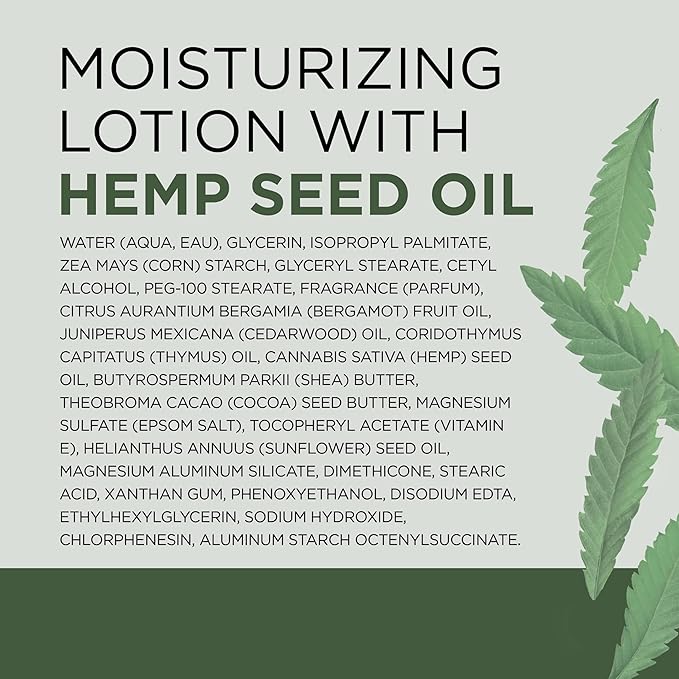 Dr Teal's Body Lotion, Cannabis Sativa Hemp Seed Oil & Essential Oils, 18 fl oz - Image 7