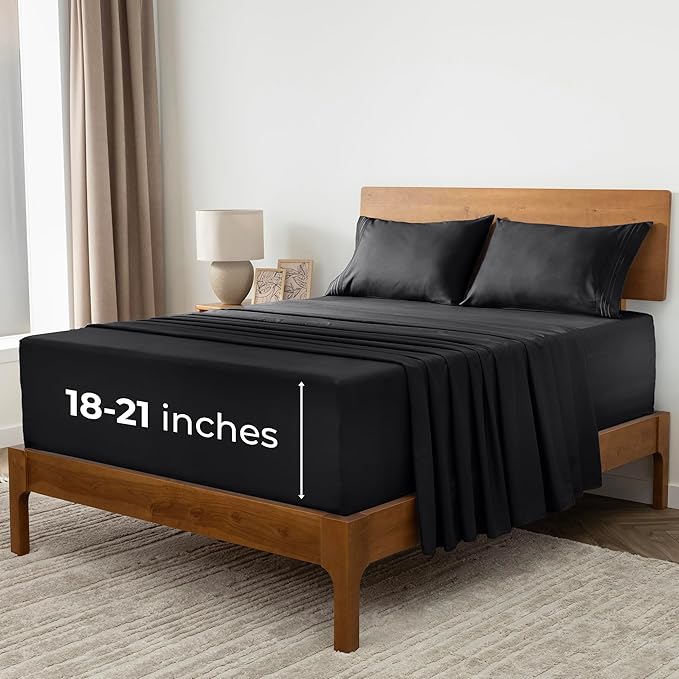 Mellanni Extra Deep California King Sheets by Mellanni