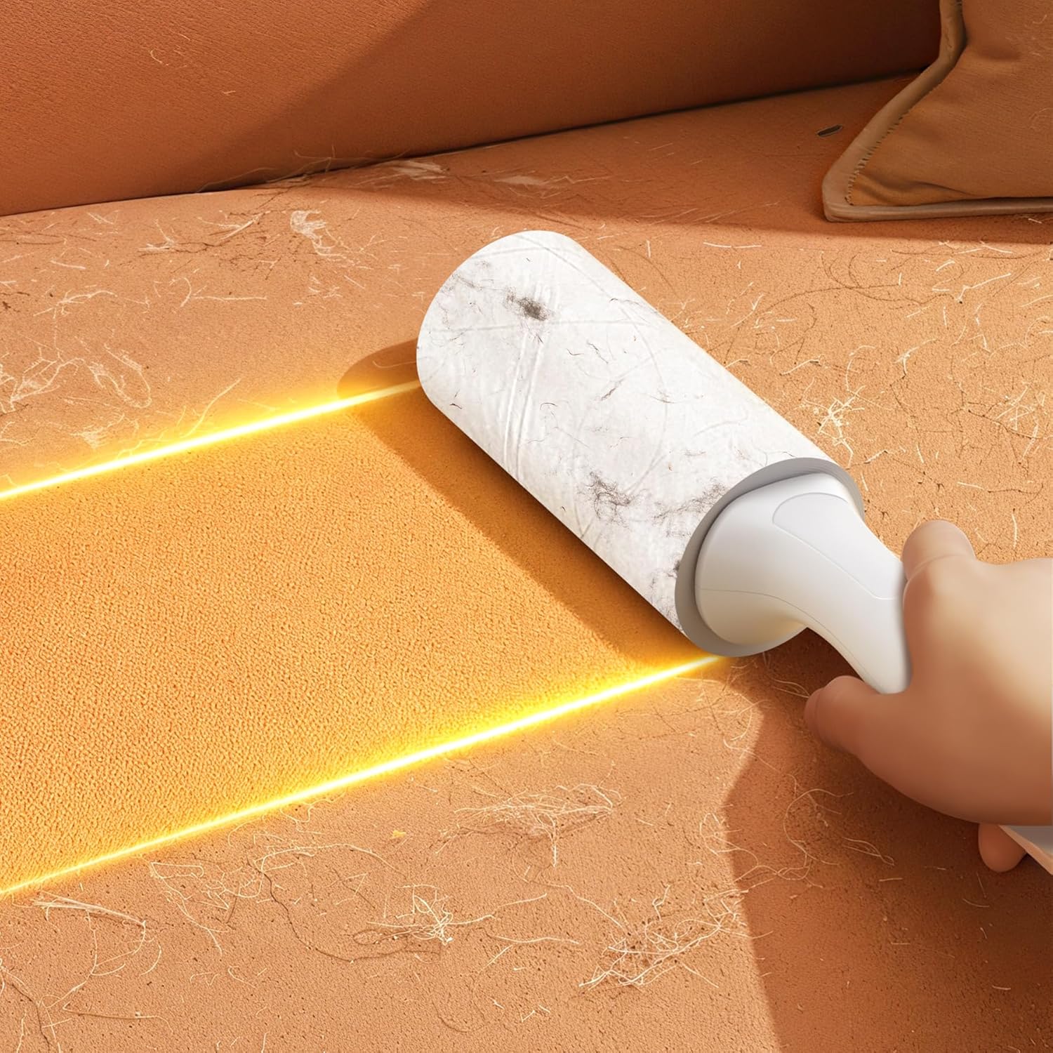 Extra Sticky Lint Roller for Pet Hairs 100 Sheets Lint Rollers with Reinforced 1 Handles and Tough Paper