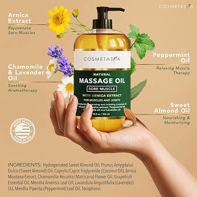Cosmetasa Sore Muscle Massage Oil - Image 2