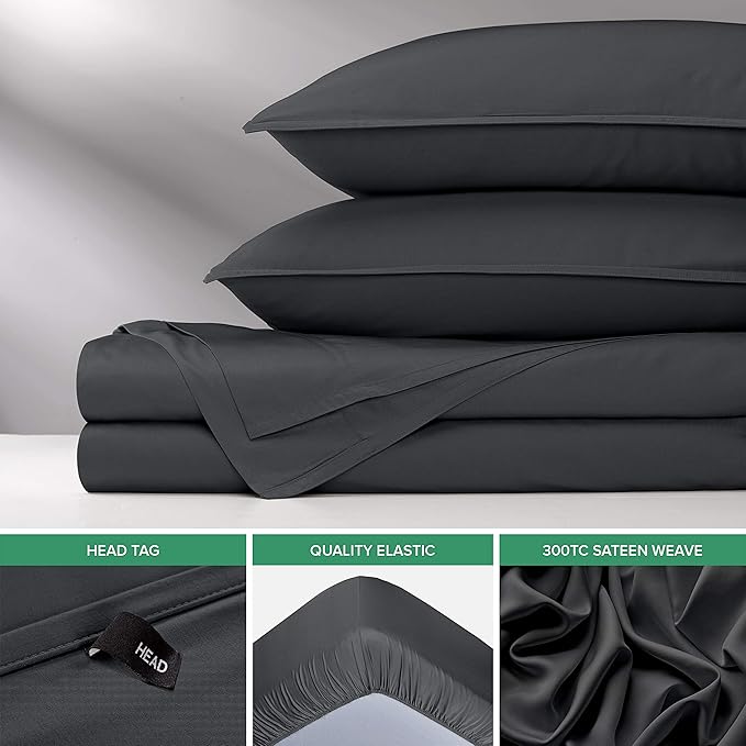 Pure Bamboo California King Sheets, Genuine 100% Organic Viscose Derived from - Image 6
