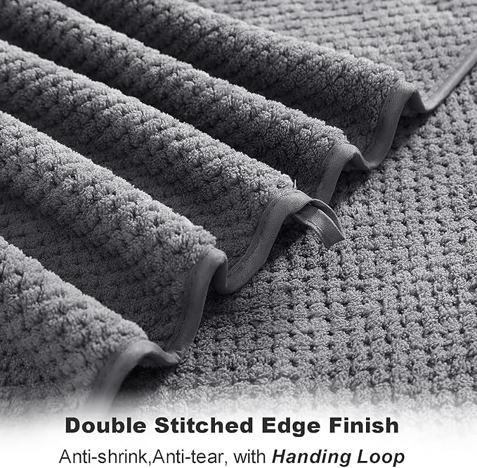 Smuge 2 Piece Hand Towels Set, 100% Microfiber - Image 4