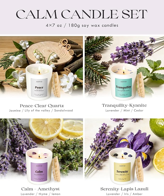 AOOVOO Stress Relief Candles Set - Image 5