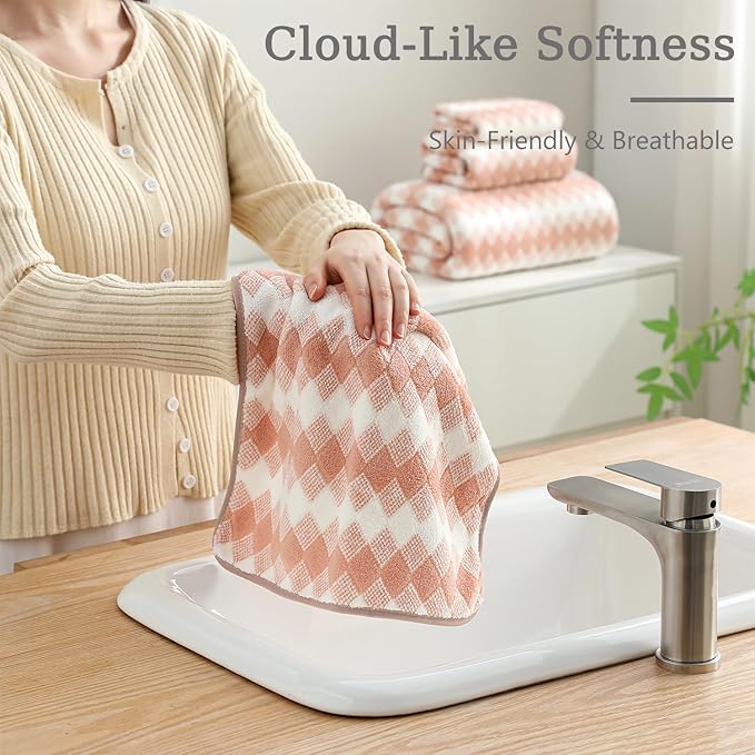 4 Piece Extra Large Bath Towel Set Oversized Bath Sheet 35"x70" Bathroom Towel - Image 8
