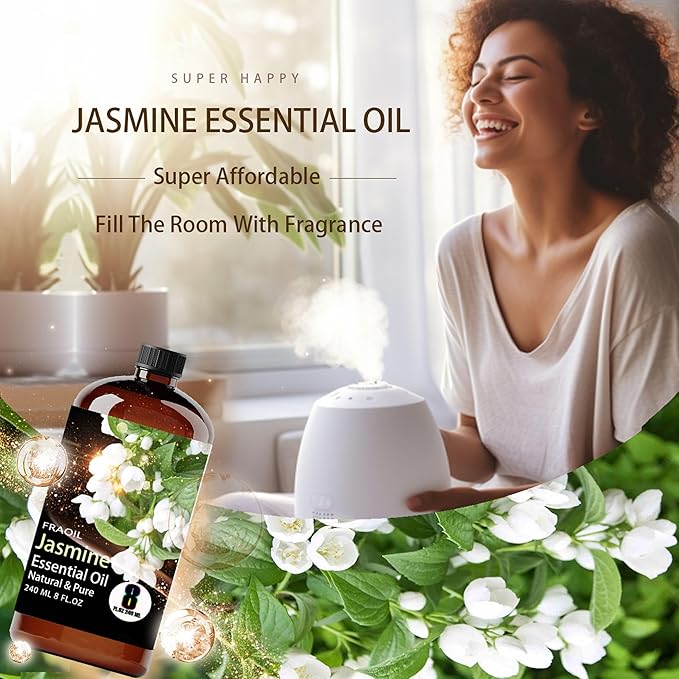 Jasmine Essential Oil, Jasmine Oil 8 Fl Oz 240ML - Image 3
