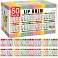 AZEN 50 Pack Lip Balm Bulk, Moisturizing Lip Balms by AZEN