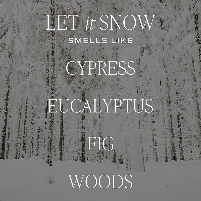Sweet Water Decor Let it Snow Christmas Scented Candles - Image 2