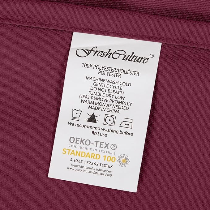 FreshCulture Queen Flat Sheets Only 2 Pack - Image 7